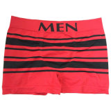 Seamless Stripes Polyester Men Boxer Underwear