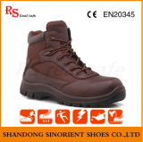 Red Cow Split Leather Safety Shoes for Workshop, Security Shoes