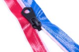 Water Proof Zipper with Blue and Red Tape/Fancy Puller/Top Quality