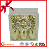 Wholesale Christmas Decorative Gold Ruffled Ribbon for Gift