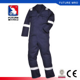 100% Cotton Fire Retardant Safety Coverall with High-Visibility Reflective Tapes
