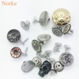 Wholesale Customized Fashion Garment Accessories Jeans Metal Button and Rivets