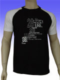 Factory New Design Men's 100% Cotton T-Shirt with Logo