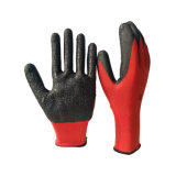 Shandong 13G Red Polyester Liner Latex Working Gloves