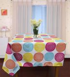 100%Polyester Solid Jacquard Tablecloth