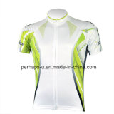 Custom Unisex Cycling Print Jersey with Microfiber Material