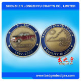 3D Small Metal Coin with Funny Logo