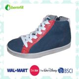 Children's Casual Shoes with PU Upper and Zip Decoration