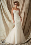 Strapless Lace Mermaid Bridal Wedding Dresses Wd1322