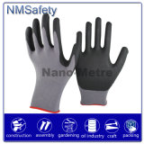 Nmsafety 15g Nylon and Spandex Nitrile Foam Coated Work Glove