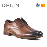 Nice Burnish Brown Men Leather Shoes Dress Shoe