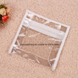 2018 Custom Logo Printed Transparent PVC Plastic Cosmetic Gift Packing Bag (Jp-Plastic003