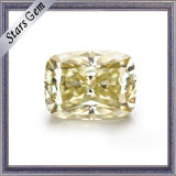 New Color Canary Yellow Cushion Cut Moissanite for Fashion Jewelry