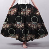 Wholesale African Women Elastic Waist Print Long Maxi Skirts
