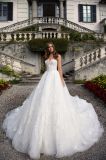 Ivory Strapless Applique Bridal Wedding Dress
