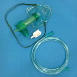 Medical Adjustable PVC Oxygen Venturi Mask for Hospital Usage (Green)
