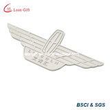 Airplane Design Metal Badge Holder Promotion