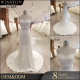 2017 Fashion Style Mermaid Wedding Dress Bridal Gown with Sleeves