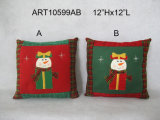 Merry Christmas Snowman Holiday Decoration Cushion