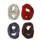 Ladies Chunky Roving Ribbed Infinity Scarf
