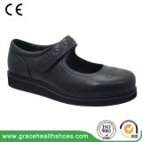 Customized Color Nappa Leather Women Casual Shoes Diabetic Footwear