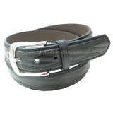 Hot Selling Men's Style Embossed Pattern PU Leather Pin Buckle Belt OEM