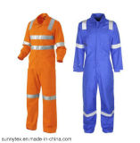 Orange High Vis Reflective Safety Coverall for Oil Custom