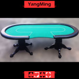Casino Texas Holdem Poker Table with Factory Price and Dedicated 10 Players Casino Table Layout of Tiger Legs (YM-BA11-1)