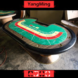Casino Luxury Gold Color Poker Table Factory Custom Upgrade Gambling Table with 8 Player of 2.8 Meter (YM-BA09)