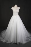 Lace Beading Evening Beidal Prom Gown Wedding Dresses