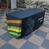 Custom Printed Fitted Stretch Rectangular Spandex Table Cover with Logo