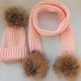 Bolero/Design Knitted Red Rabbit Fur Scarf/Fashional Rabbit Scarf