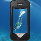 Ultra-Thin Waterproof Shell Cellphone Case with Fingerprint Recognition and Charging Port for Diving Level