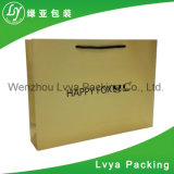 Luxury Custom Cheap Garment Shopping Recycle Brown Kraft Paper Bag with Handle