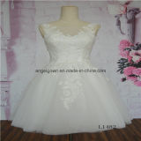 Mini V-Neck Brides Maid Lace Wedding Dress Bridal Dress