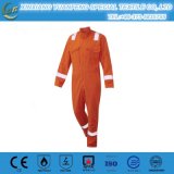 Classic Safety Workwear Safety 100% Cotton Red Bib Fireman Coverall
