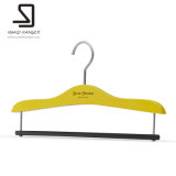 Various Types Wooden Hanger with Wooden Bar/ Flocked Wooden Bar