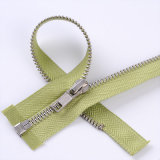 No. 5 Metal Zipper with Silver Teeth for Shoes