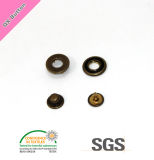 Wrapped Garment Brass Ring Prong Snap Button
