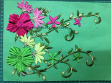High Quality New Lady's Garment Accessories Colour Embroidery Flower Ym-40