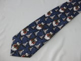 Fashion Santa Claus Nature Silk Printed Neck Tie