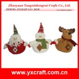 Christmas Decoration (ZY13G124-1-2-3 22CM) Christmas Arrival Hanging Fabric