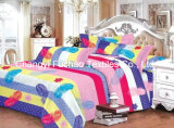 Hot Sale Poly Fashion Bed Sheet 5 PCS Bedding Set