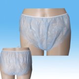 White Nonwoven Disposable Underwear/Briefs for Men