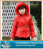 Red Warm Down Jacket for Teen Girl