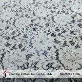 Cotton Flower Lace Fabric for Wedding Dresses (M2162-MG)