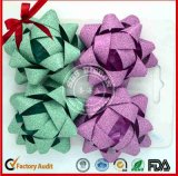 Top-Selling Glitter Star Ribbon Bow for Festival Decoration