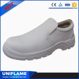 White Micro-Fiber Steel Toe Cap Clean Safety Shoes