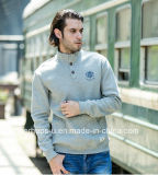 Cool Mens Stand Collar Pullover with Custom Print Logo