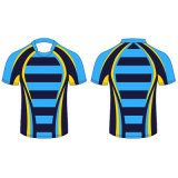 Customize Rugby Jerseys with Polyester Material